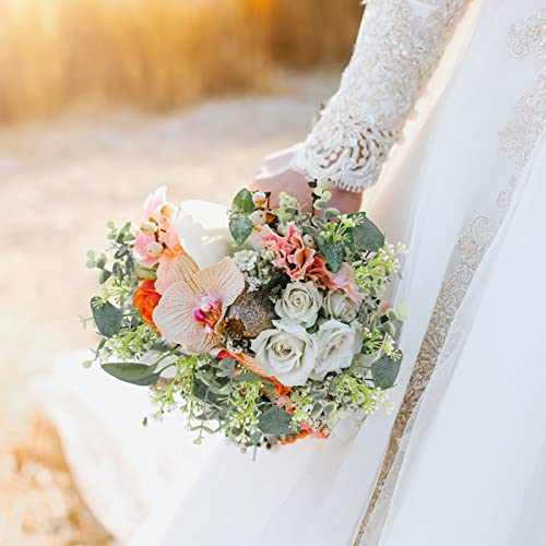 40 Pcs Artificial Greenery Eucalyptus Stem Silver Dollar Leaves for Wedding Vase Centerpieces
| 40 Pcs Artificial Baby