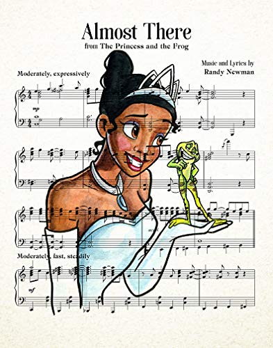 ATOZSTUDIO Tiana Princess Poster // Nursery Wall Art Print (8x10) for Girls' Room Decor // Birthday Party Decoration //