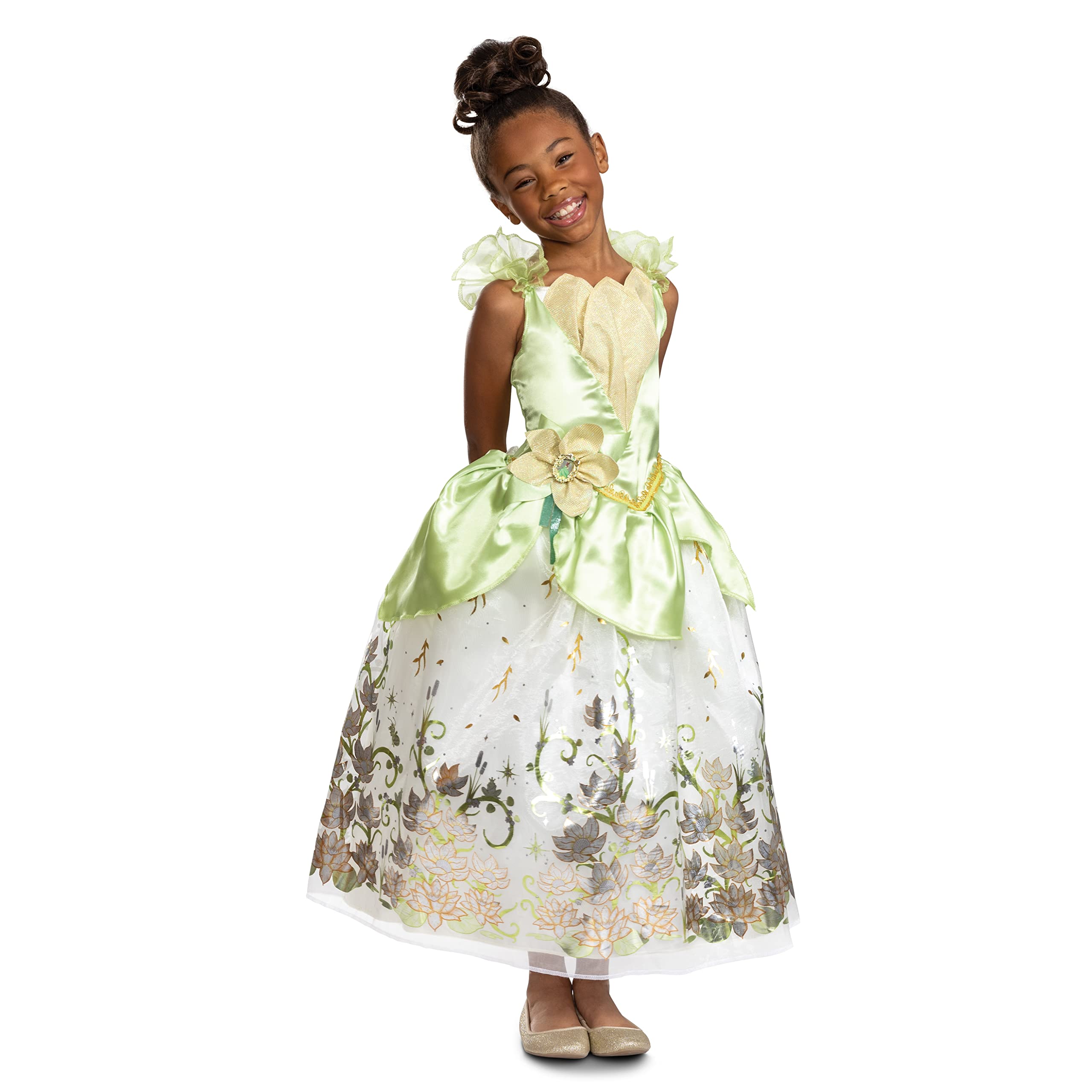 Official Disney Princess Tiana Costume for Girls, Perfect Disguise for Parties
| Official Disney Princess Tiana Costume