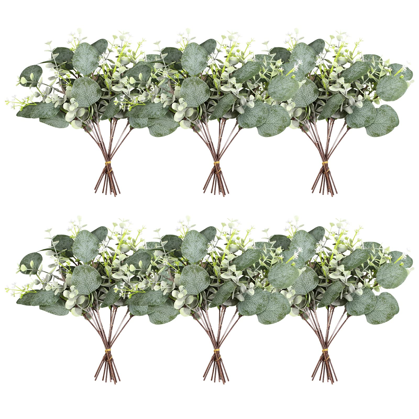 40 Pcs Artificial Greenery Eucalyptus Stem Silver Dollar Leaves for Wedding Vase Centerpieces
| 40 Pcs Artificial Baby