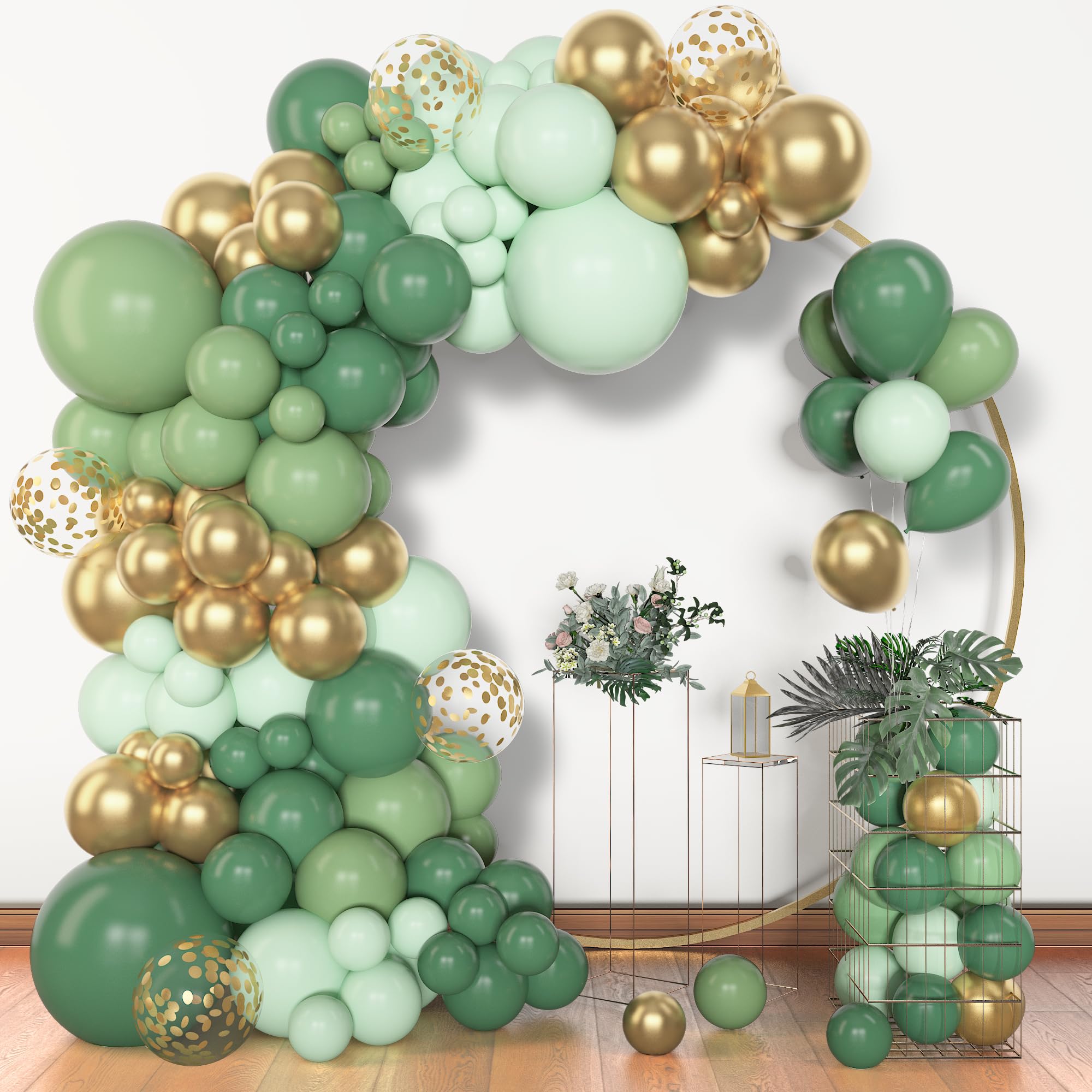 Amandir Sage Green Balloon Garland Arch Kit for First Communion Decorations
Amandir Sage Green Balloons for Baby Shower